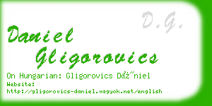 daniel gligorovics business card